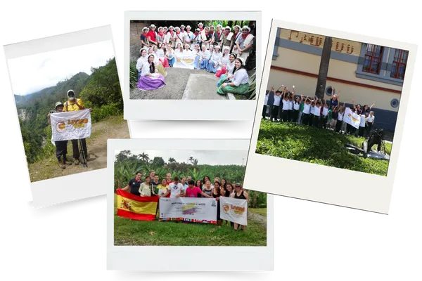 Clientes satisfechos de la agencia de viajes Living Col en Colombia